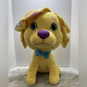 Mattel Nickelodeon Doodle The Dog 18" Sunny Day Pet Dog Yellow Purple Blue Bow